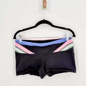 lululemon athletica Black and Pink Athletic Shorts